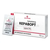 Кераворт крем 5 % саше 250 мг у коробці  №12