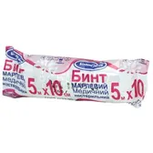 Бинт марлевий медичний нестерильний 5 м х 10 см тип 17 тм "Білосніжка"  №1