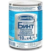 Бинт медичний еластичний стрічковий середньої розтяжності 10 см х 4 м тм "Білосніжка"  №1
