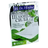 ПЛАСТИРЬ ЗНЕБОЛЮЮЧИЙ З МЕНТОЛОМ "ЦІЛЮЩА СИЛА" "H Dr House" 12 см х 18 см перфорований  №1