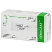 РУКАВИЧКИ ОГЛЯДОВІ НЕСТЕРИЛЬНІ "MEDICARE" L пара латексні, неприпудрені  №100