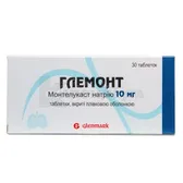 Глемонт таблетки, вкриті плівковою оболонкою 10 мг блістер  №30