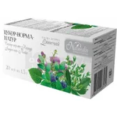 ФІТОЧАЙ "ЦУКОР-НОРМА-НАТУР" тм "NATURALIS" чай 1,5 г фільтр-пакет  №20