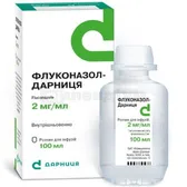 Флуконазол-Дарниця розчин для інфузій 2 мг/мл флакон 100 мл  №1