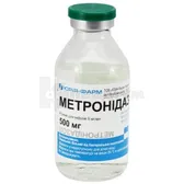 Метронідазол розчин для інфузій 5 мг/мл пляшка скляна 100 мл  №1