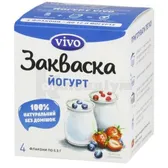 ЗАКВАСКА БАКТЕРІАЛЬНА СУХА "ЙОГУРТ VIVO" 0.5 г  №4