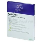 Олфен® пластир лікувальний 140 мг/12 годин пакет  №10
