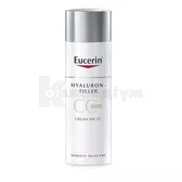 EUCERIN ГІАЛУРОН-ФІЛЛЕР КРЕМ СС ПРОТИ ЗМОРШОК З МОМЕНТАЛЬНОЮ КОРЕКЦІЄЮ КОЛЬОРУ ШКІРИ ОБЛИЧЧЯ 50 мл світлий  №1