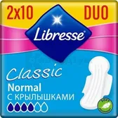Прокладки жіночі гігєнічні Libresse Classic Ultra Normal Clip soft  №20