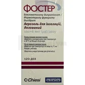 Фостер аерозоль для інгаляцій дозований 100 мкг/доза + 6 мкг/доза контейнер 120 доз  №1