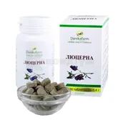 ДОБАВКА ДІЄТИЧНА "ЛЮЦЕРНА" таблетки 0,4 г банка  №90