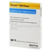 Лозап® 100 Плюс таблетки, вкриті плівковою оболонкою 100 мг + 25 мг блістер  №10