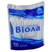 ПАЛИЧКИ ГІГІЄНІЧНІ "ВІОЛА" пакет  №100