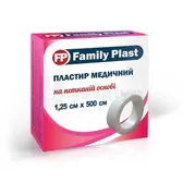 FAMILY PLAST ПЛАСТИР МЕДИЧНИЙ НА НЕТКАНІЙ ОСНОВІ 1,25 см х 500 см  №1