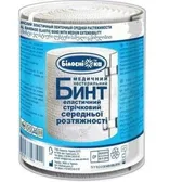 Бинт медичний еластичний стрічковий середньої розтяжності 10 см х 1 м тм "Білосніжка"  №1