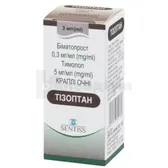 Тізоптан краплі очні флакон-крапельниця 3 мл  №1