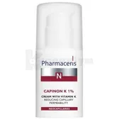 КРЕМ З ВІТАМІНОМ К, ЗМІЦНЮЮЧИЙ КАПІЛЯРИ CAPINON серії "PHARMACERIS N ДОГЛЯД ЗА ШКІРОЮ З ПОМІТНИМИ КАПІЛЯРАМИ" 30 мл  №1