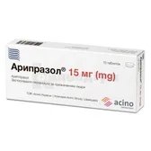 Арипразол® таблетки 15 мг блістер  №10