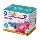 ФІТОЧАЙ ФІТОВІОЛ №12 фільтр-пакет 1.5 г чорниця  №20