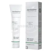 ЗУБНА ПАСТА DENTISSIMO BIO-NATURAL WITH HERBS 75 мл  №1