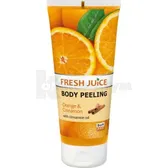ПІЛІНГ ДЛЯ ТІЛА ORANGE & CINNAMON серії "FRESH JUICE" 200 мл  №1