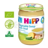 ОВОЧЕВИЙ СУП З НІЖНОЮ ТЕЛЯТИНОЮ HIPP 190 г з 6 місяців  №1