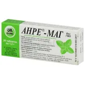 АНРЕ®-МАГ таблетки 1,2 г з м'ятним смаком  №20
