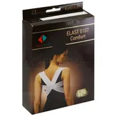 КОРЕКТОР ПОСТАВИ МЕДИЧНИЙ ЕЛАСТИЧНИЙ ELAST 0107 Comfort, розмір 4 бежевий хрестоподібний  №1