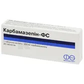 Карбамазепін таблетки 200 мг блістер  №20