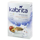 KABRITA® ГРЕЧАНА КАША НА ОСНОВІ КОЗЯЧОГО МОЛОКА З ЯБЛУКОМ І АБРИКОСОМ 180 г з 5 місяців  №1