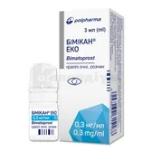 Бімікан® Еко краплі очні, розчин 0,3 мг/мл флакон-крапельниця 3 мл  №1