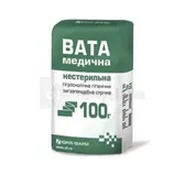 Вата медична гігроскопічна гігієнічна нестерильна тм "ЮРІЯ-ФАРМ" 100 г зигзагоподібна стрічка  №1