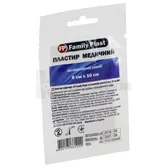 FAMILY PLAST ПЛАСТИР БАКТЕРИЦИДНИЙ НА ТКАНИННІЙ ОСНОВІ 6 см х 10 см  №1