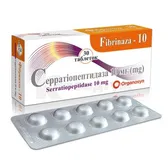Фібриназа-10 таблетки, вкриті кишково-розчинною оболонкою 10 мг  №30