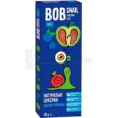 ЦУКЕРКИ НАТУРАЛЬНІ BOB SNAIL (РАВЛИК БОБ) 30 г Яблучно-чорничні  №1
