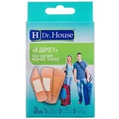 НАБІР ПЛАСТИРІВ МЕДИЧНИХ "В ДОРОГУ" ТКАНИХ "H Dr. House"  №15