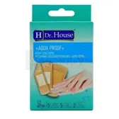 НАБІР ПЛАСТИРІВ МЕДИЧНИХ "AQUA PROOF" ВОДОНЕПРОНИКНИЙ "H Dr. House"  №12
