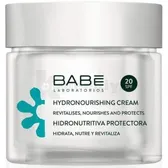 ЗВОЛОЖУЮЧИЙ ПОЖИВНИЙ КРЕМ "LABORATORIOS BABE" SPF-20 50 мл  №1