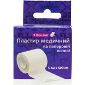 ПЛАСТИР МЕДИЧНИЙ тм "BIOLIKAR" НА ПАПЕРОВІЙ ОСНОВІ 5 см х 500 см  №1
