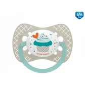 ПУСТУШКА 23/283, 6-18 міс. силіконова, симетрична Cupcake - сіра  №1