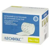 ПЛАСТИР ХІРУРГІЧНИЙ НЕТКАНИЙ ЕЛАСТИЧНИЙ "ЛЕОФІКС" 10 м х 10 см  №1