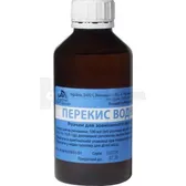 Перекис водню 3% розчин для зовнішнього застосування 3 % флакон полімерний 200 мл  №1