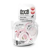 ПУСТУШКА "LOVI" 22/804 girl, 3-6 місяців Retro baby силіконова, динамічна  №2