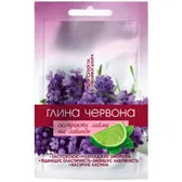 ГЛИНА ЧЕРВОНА З ЕКСТРАКТОМ ЛАЙМУ ТА ЛАВАНДИ 50 г  №1