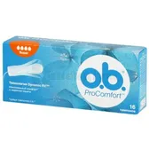 Тампони жіночі гігієнічні серії "O.B." ProComfort Super  №16