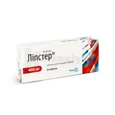 Ліпстер® таблетки 400 мг блістер  №20