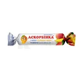 АСКОРБІНКА® З ЦУКРОМ таблетки зі смаком манго  №10