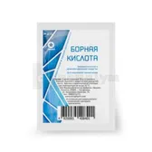 Борна кислота порошок кристалічний 30 г пакет  №1