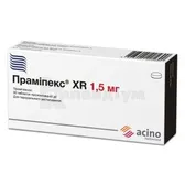 Праміпекс® XR таблетки пролонгованої дії 1,5 мг блістер  №30