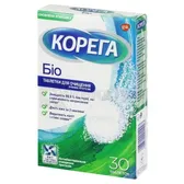 ТАБЛЕТКИ ДЛЯ ОЧИСТКИ ЗУБНИХ ПРОТЕЗІВ "КОРЕГА ТАБС З БІОФОРМУЛОЮ" таблетки  №30